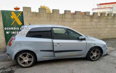 La Guardia Civil recupera un vehículo sustraído en Peralta y detiene al autor del robo