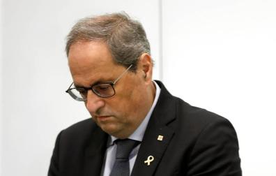 La Junta Electoral destituye a Quim Torra como presidente de la Generalitat