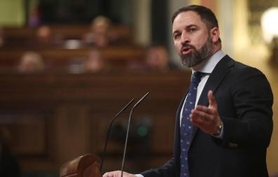 Abascal (VOX): "Sánchez es un estafador capaz de cualquier cosa por seguir en Moncloa"