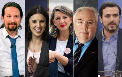 Unidas Podemos ya tiene sus ministros: Iglesias, Montero, Díaz, Castells y Garzón