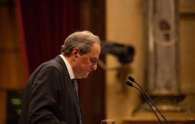 El Parlament responde a la Junta Electoral ratificando a Quim Torra