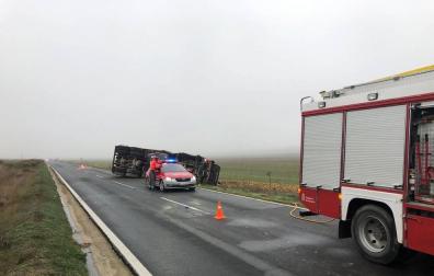Dos heridos leves en sendos accidentes de tráfico en Peralta y Lekunberri