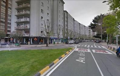 Un herido leve tras ser atropellado en un paso de peatones de Pamplona