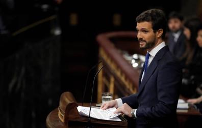 Casado acusa a Sánchez "cambiar el régimen" del 78 por mantenerse en el poder