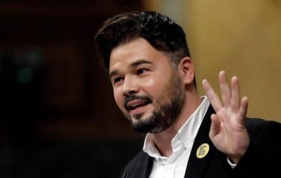 Rufián (ERC) advierte a Sánchez: "Si no hay mesa, no hay legislatura"