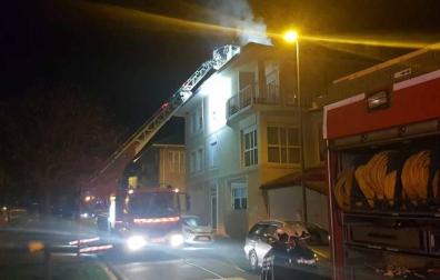 Incendio sin heridos en una vivienda de Mutilva Alta