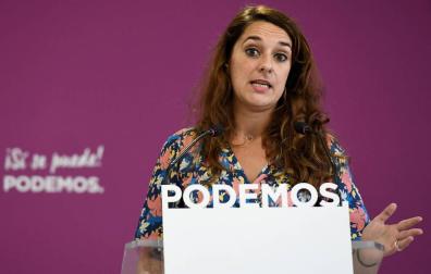 Noelia Vera, portavoz de Unidas Podemos.