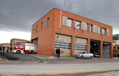 UPN critica el "lamentable estado" de las banderas del Parque de Bomberos de Tudela
