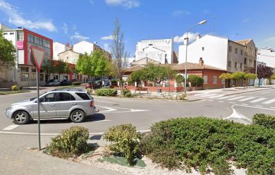 Un ciclista resulta herido tras ser atropellado en Tudela