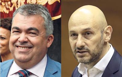 Santos Cerdán e Iñaki Iriarte.
