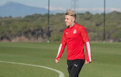 Primer entrenamiento de Brandon con el Girona