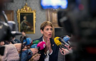 Chivite se reúne este miércoles con Na+ y Bildu para negociar los Presupuestos