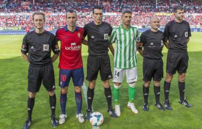 Patxi Puñal, Martínez Munuera y Salva Sevilla.