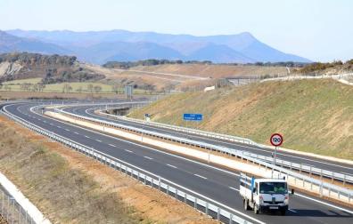 La Autovía a Jaca (A-21) abre 6 km más y restan ya  por ejecutar sólo 3 tramos