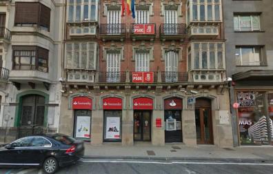 Sede del PSN en Pamplona.