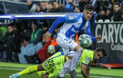 José Arnaiz, en un partido reciente disputado contra el Getafe.