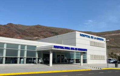 Hospital de La Gomera en el que están ingresados y aislados los cinco alemanes
