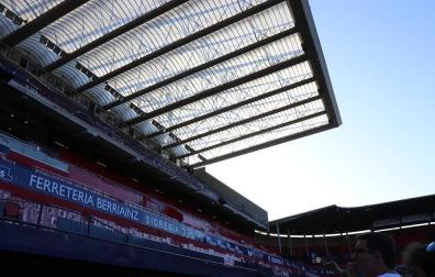 Galería de fotos del estado de las obras en el estadio pamplonés.