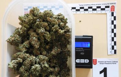 Dos detenidos por tráfico de drogas en San Jorge y Rotxapea