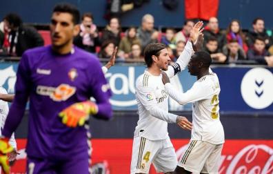 Galería de fotos del partido Osasuna-Real Madrid disputado en El Sadar y correspondiente a la jornada 23 de LaLiga Santander.