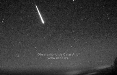 Detectan una bola fuego sobrevolando el centro peninsular a 80.000 km/hora