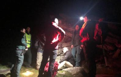 Rescatados en el Gorramendi dos montañeros franceses de avanzada edad