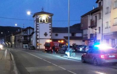 Atropellada una mujer en Zubiri