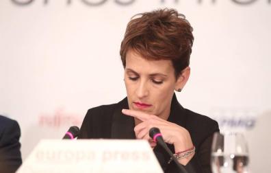 María Chivite: "La aplicación del 155 no nos ha llevado a situaciones mejores"