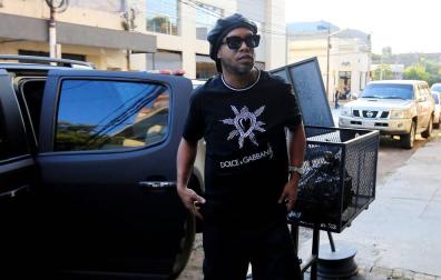 Ronaldinho, en Paraguay.