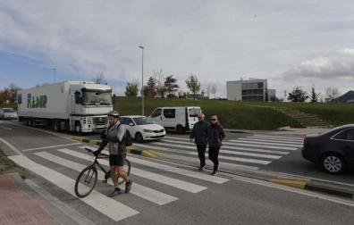 Salen a concurso las obras de la pasarela de Sarriguren