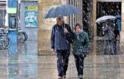 Alerta por riesgo de nevadas en Pirineos y zona centro de Navarra