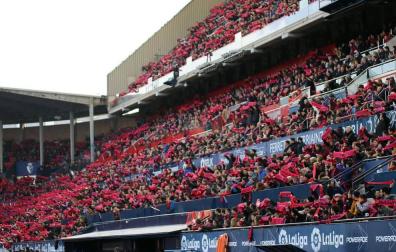 Galería de fotos del partido Osasuna-Espanyol Madrid disputado en El Sadar y correspondiente a la jornada 27 de LaLiga Santander.