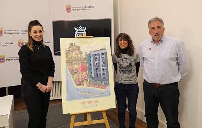 Cartel ganador San Fermín 2019.