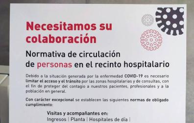 Medidas para visitas en hospitales