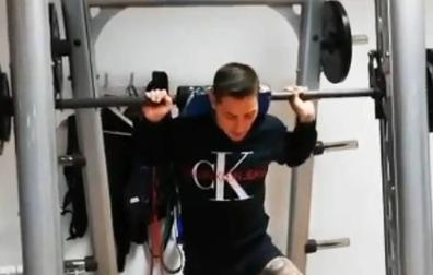 VIDEO: Así trabaja el Chimy Ávila en su recuperación