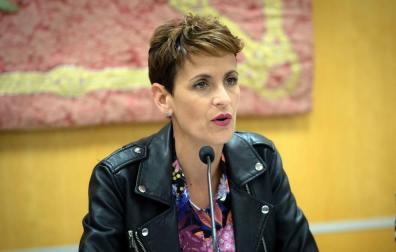 La presidenta del Gobierno de Navarra, María Chivite