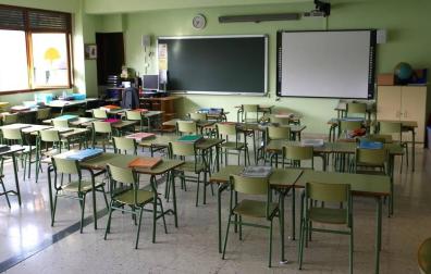 Fotos de los centros educativos en su última jornada lectiva antes del cierre por el coronavirus.