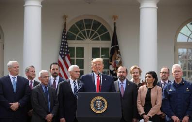 Trump declara una emergencia nacional en EEUU debido al coronavirus