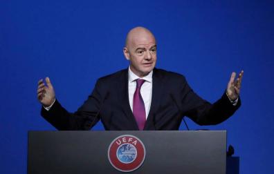 Gianni Infantino, presidente de la FIFA.