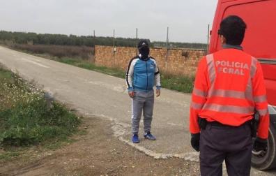 La Policía Foral identifica a un corredor en Ablitas, para el que propondrá sanción