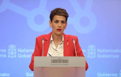 Chivite: "En este momento no contemplamos en Navarra posibles situaciones de colapso"