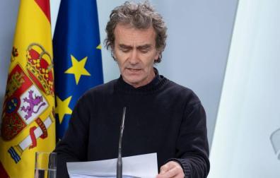 El director del Centro de Coordinación de Alertas y Emergencias Sanitarias del Ministerio de Sanidad, Fernando Simón.