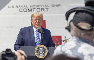 Trump finalmente no ve necesaria una cuarentena en Nueva York por COVID-19