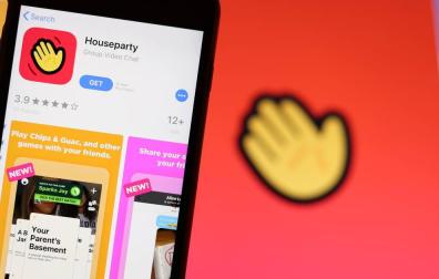 Fotografía de la app Houseparty.