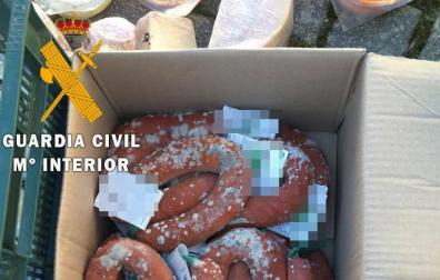 Incautados 100 kilos de alimentos en mal estado destinados a un mercado medieval