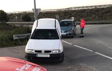 Denunciada en Muchante una mujer con dos hijos que iba a visitar a la abuela