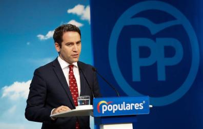 El secretario general del Partido Popular, Teodoro García Egea.