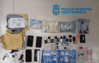 Detenido en Pamplona transportando droga oculta en su cuerpo y en el coche