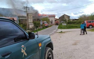 Un incendio causa daños importantes en una vivienda de Ardaitz