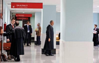 Una imagen que tardará en verse en el Palacio de Justicia.